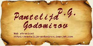 Pantelija Godomirov vizit kartica
